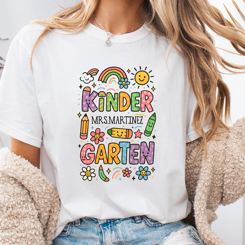 Personalized Teaching with Joy — Kindergarten Style! Shirt
