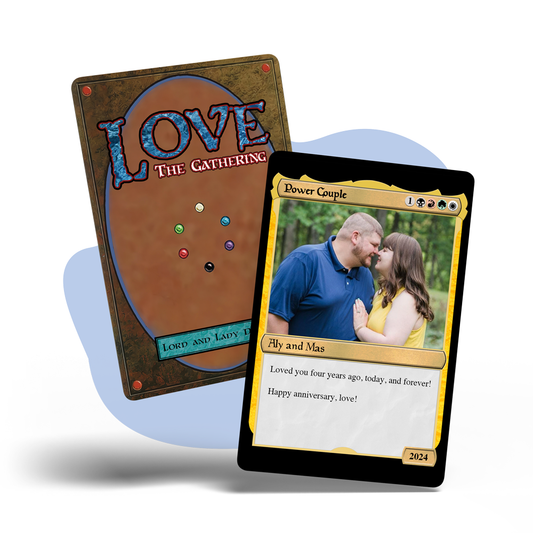 Couples Soulbonded Hearts Metal card