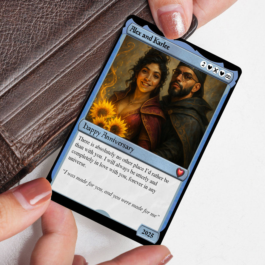 Couples MTG Hearts Metal card