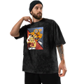 Goku vs. Saitama Acid Wash Tee