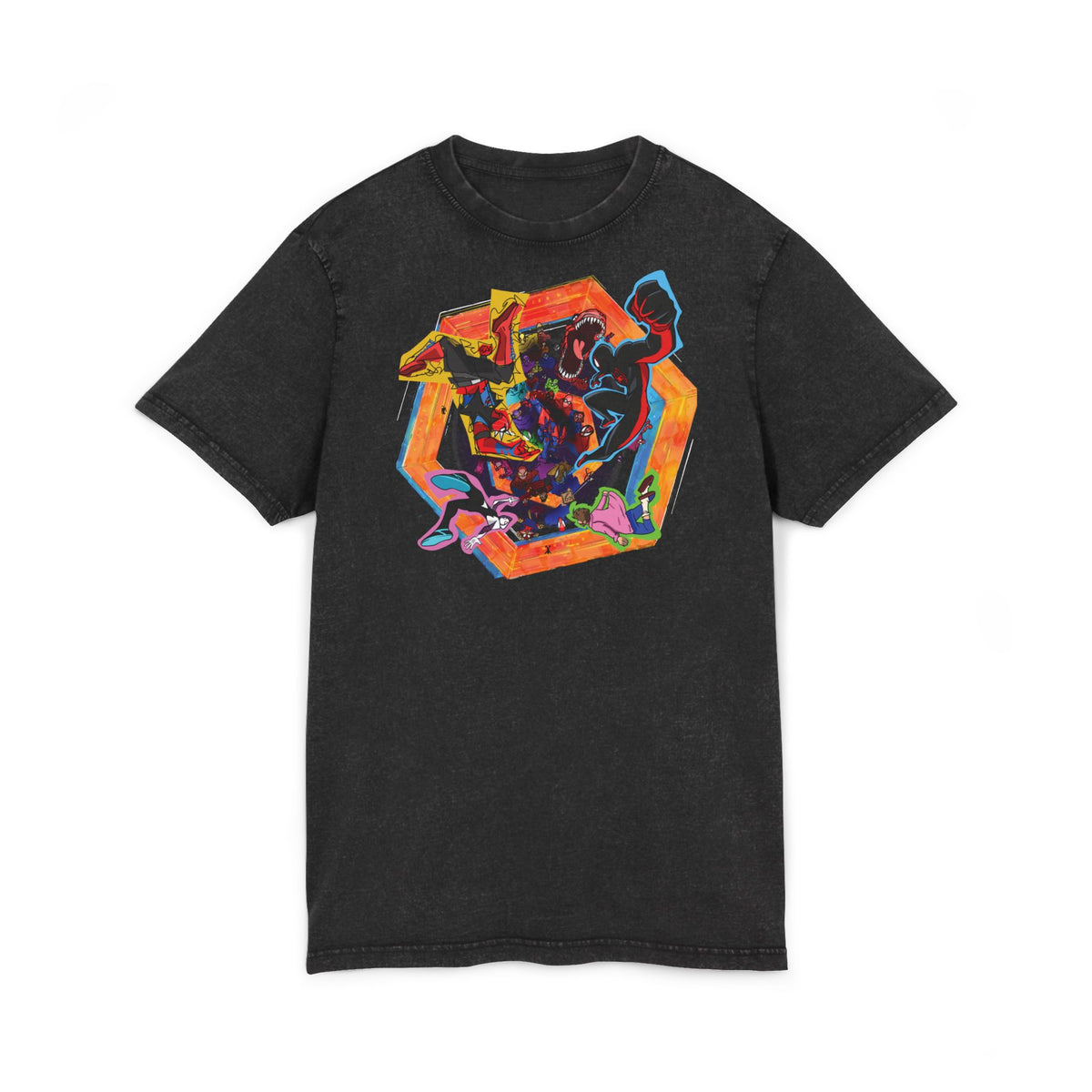 Spider-Verse Acid Washed Tee