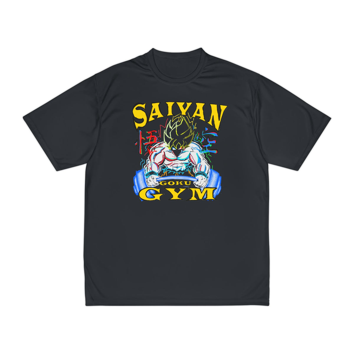 Saiyan Gym Performance T‑Shirt — Workout Tee