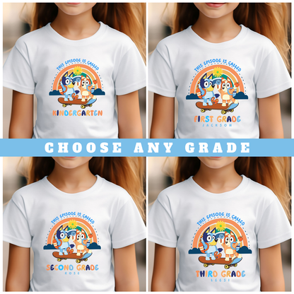 Back To School Bluey Shirt