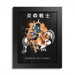 Warrior of Flames - Framed Poster