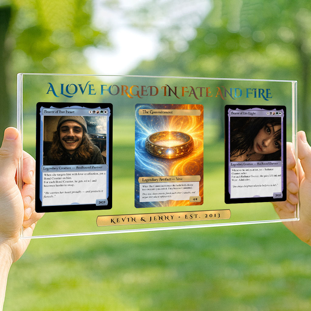 Mtg Couples 3 Card Acrylic