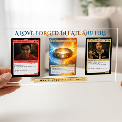Mtg Couples 3 Card Acrylic
