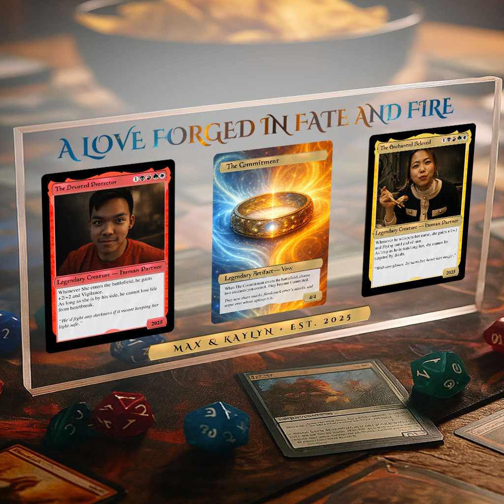 Mtg Couples 3 Card Acrylic