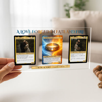 Mtg Couples 3 Card Acrylic