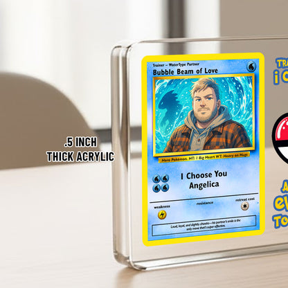 Poke Couples Acrylic Plaque