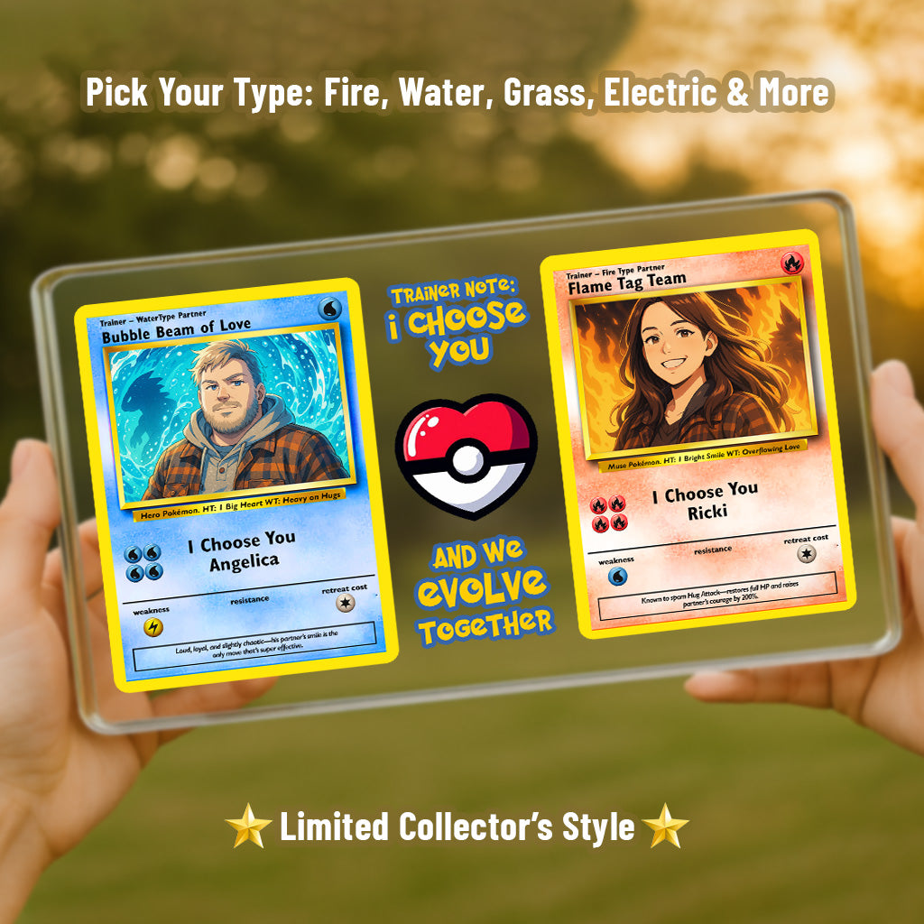 Poke Couples Acrylic Plaque