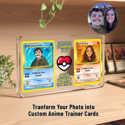 Poke Couples Acrylic Plaque