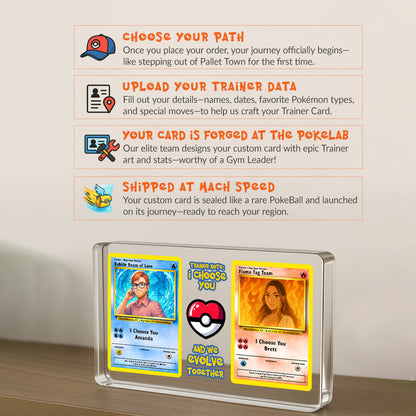 Poke Couples Acrylic Plaque