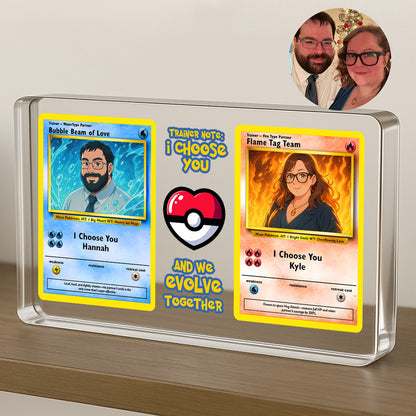 Poke Couples Acrylic Plaque