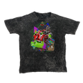 Grinch vs. Spiderman Acid Wash T‑Shirt