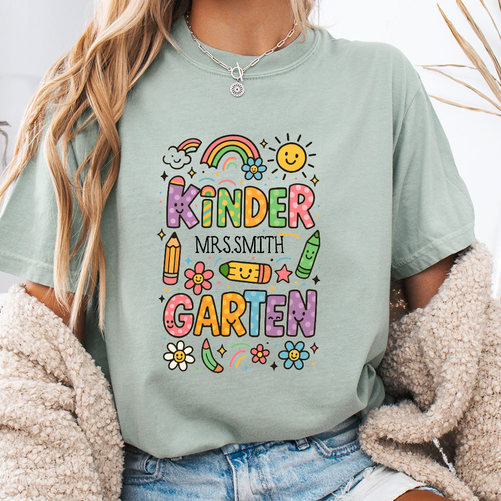 Personalized Teaching with Joy — Kindergarten Style! Shirt