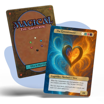 Mtg Artifact Metal Card