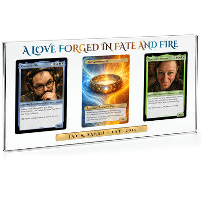 Mtg Couples 3 Card Acrylic