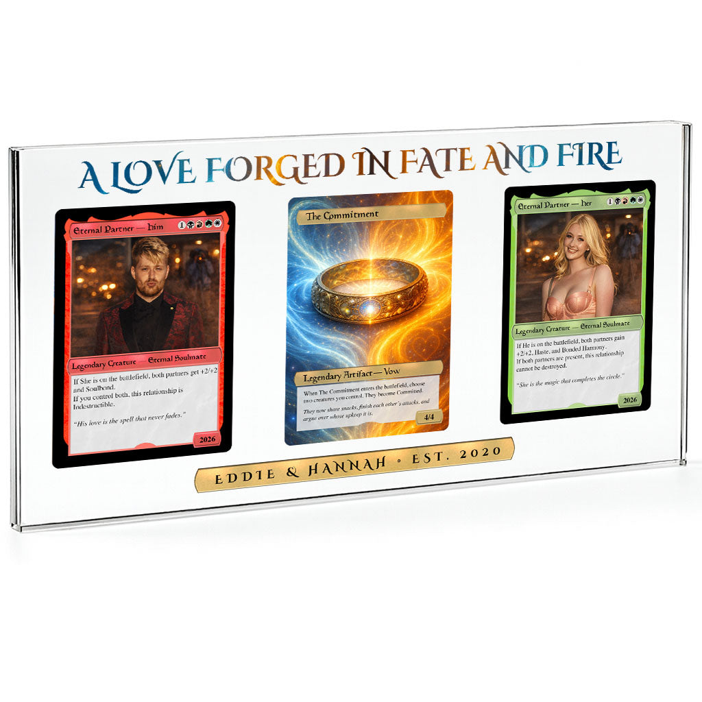 Mtg Couples 3 Card Acrylic