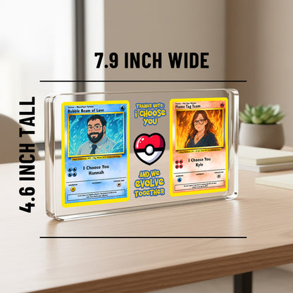 Poke Couples Acrylic Plaque