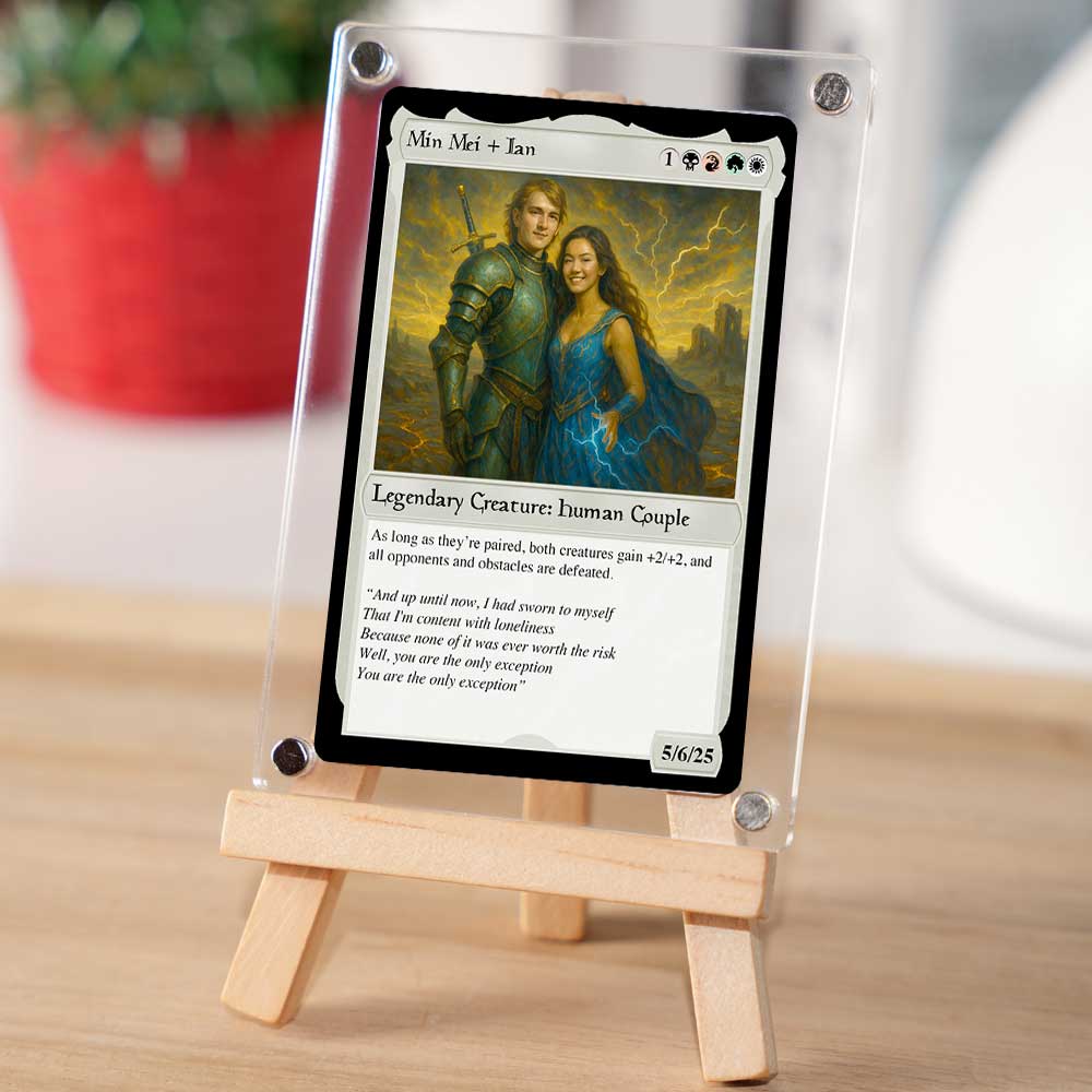 Easel Stand + Acrylic Case