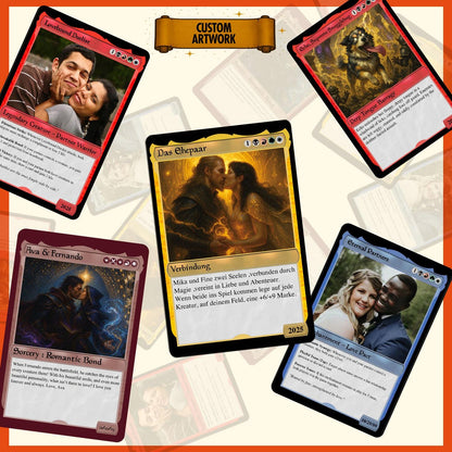 Custom MTG Style Anniversary Card: Personalized Magic Card
