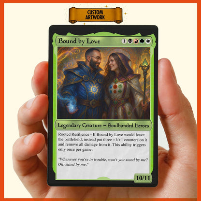 Custom MTG Style Anniversary Card: Personalized Magic Card