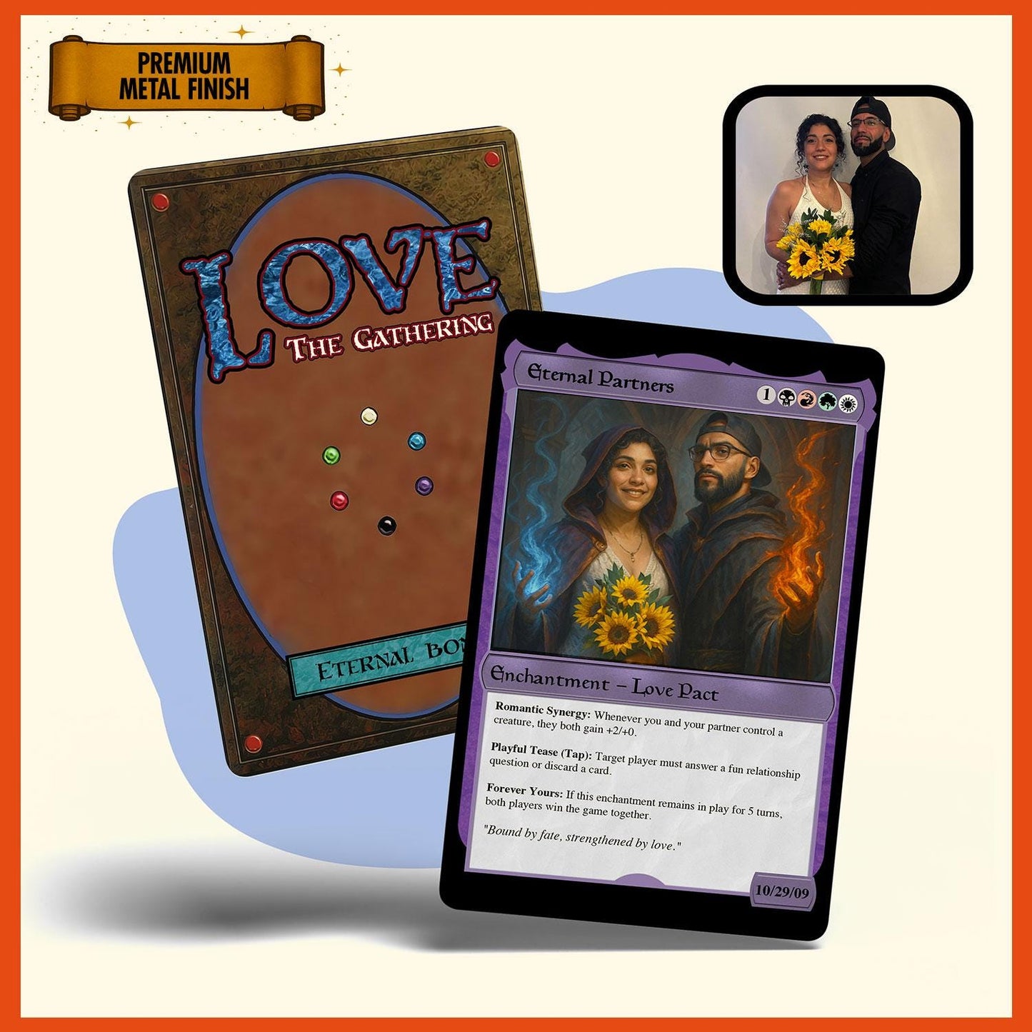 Custom MTG Style Anniversary Card: Personalized Magic Card