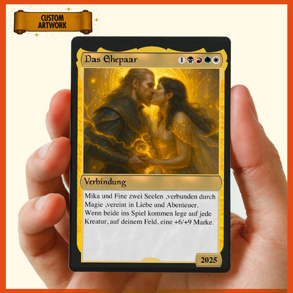 Custom MTG Style Anniversary Card: Personalized Magic Card