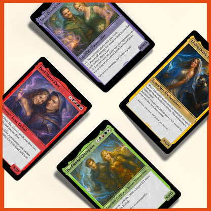 Custom MTG Style Anniversary Card: Personalized Magic Card