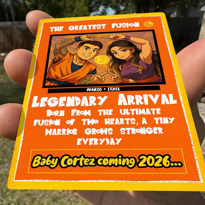 Custom Dragon Ball Z Anniversary Card: Personalized Saiyan Gift