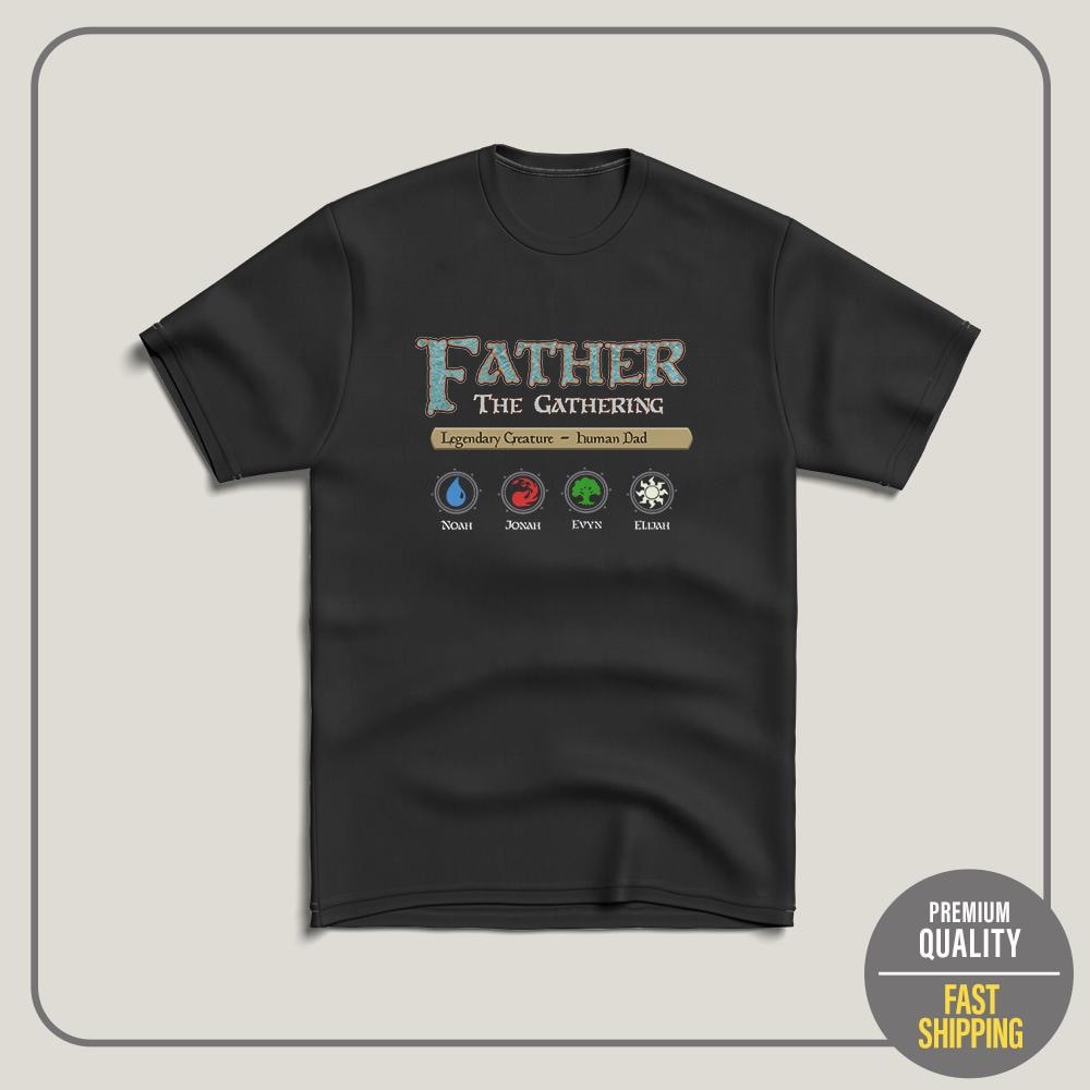 Father the Gathering Custom Dad Shirt, photo 4