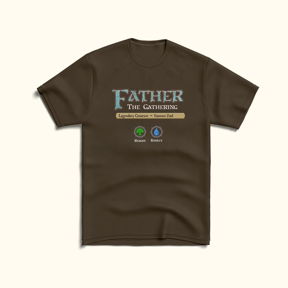 Father the Gathering Custom Dad Shirt, photo 5