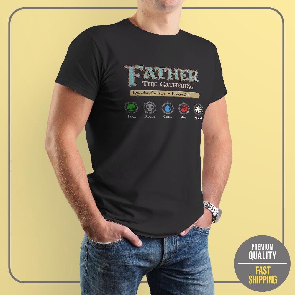 Father the Gathering Custom Dad Shirt, photo 2