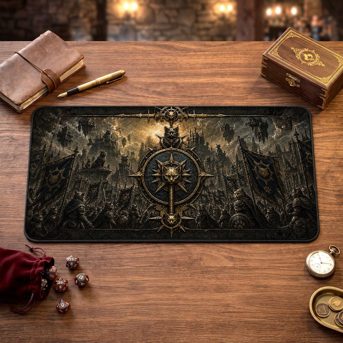 Cat Army Commander Playmat 16x32, photo 2