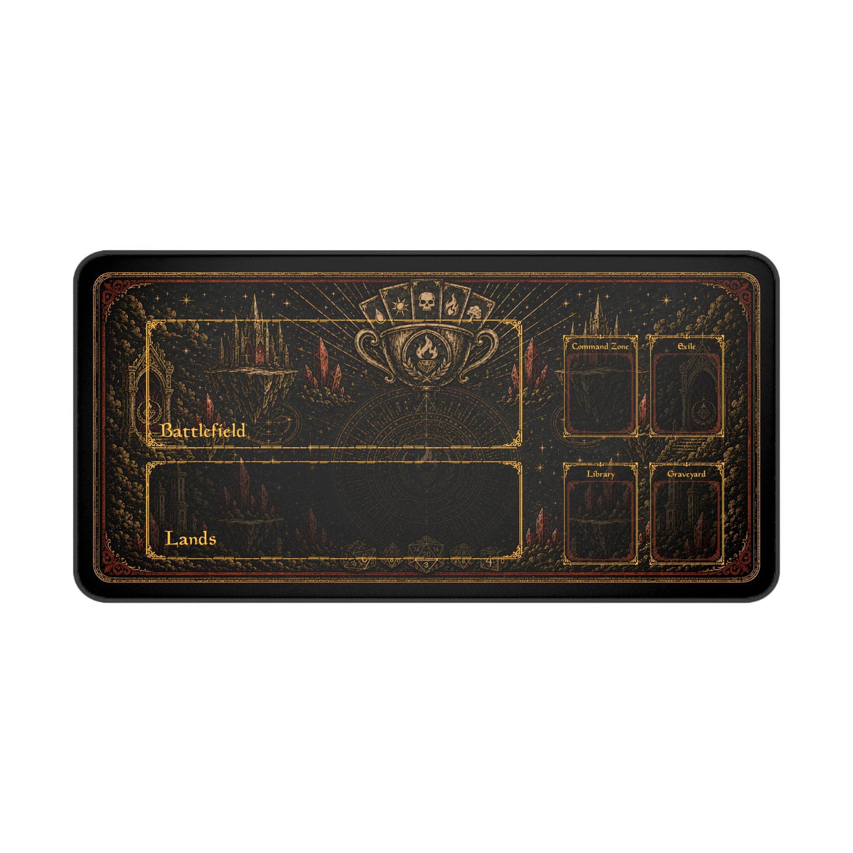 Gothic Castle Commander Playmat 16x32, photo 3