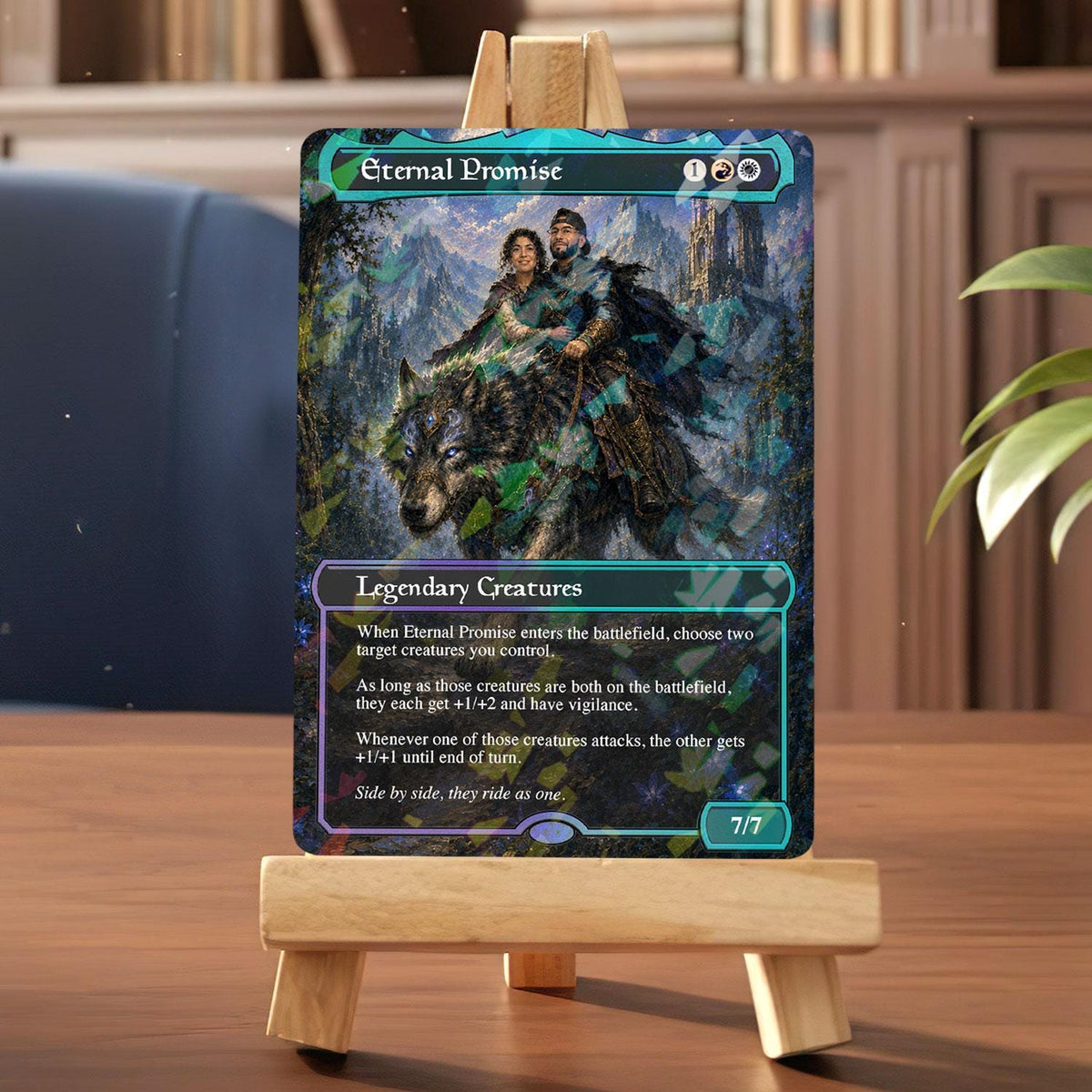 Personalized MTG-Style Couples Card, photo 7