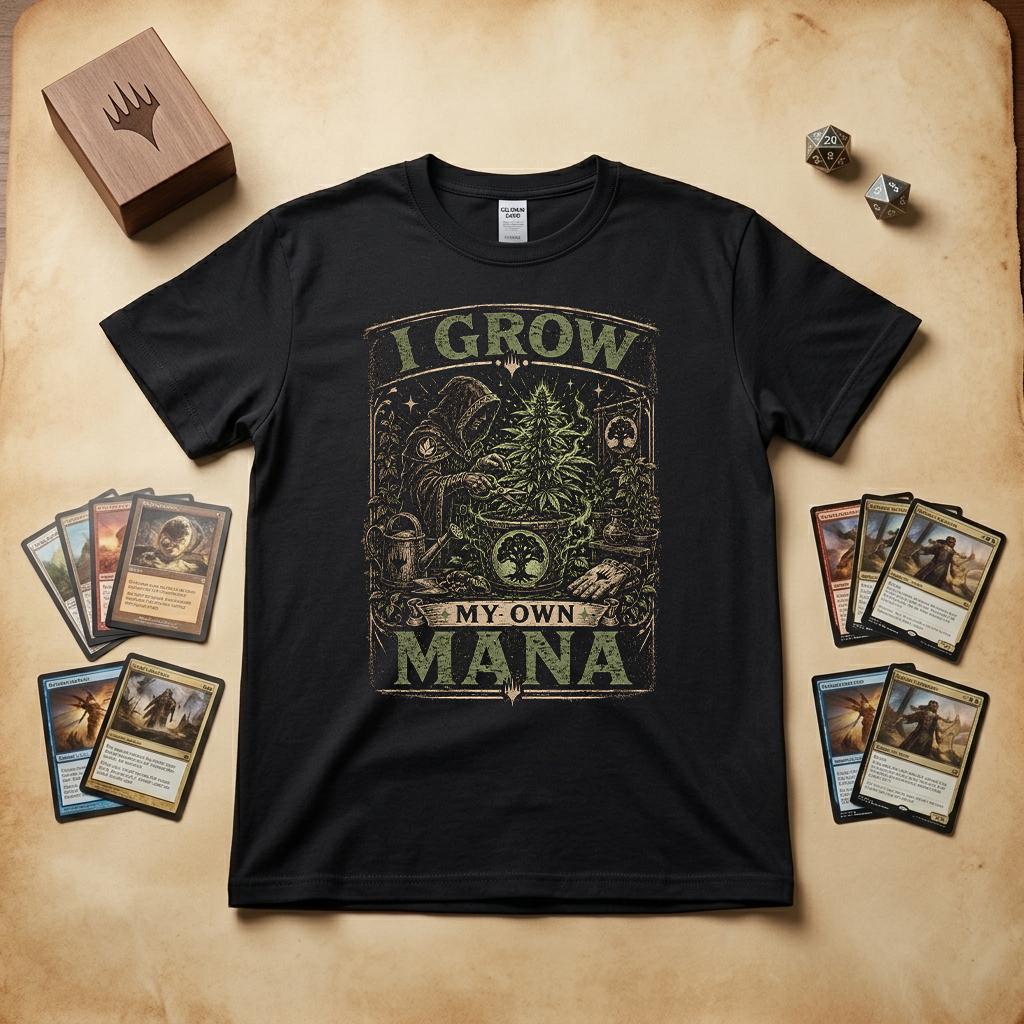I Grow My Own Mana Shirt, photo 8