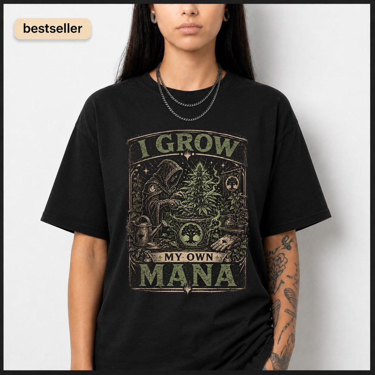 I Grow My Own Mana Shirt, photo 2