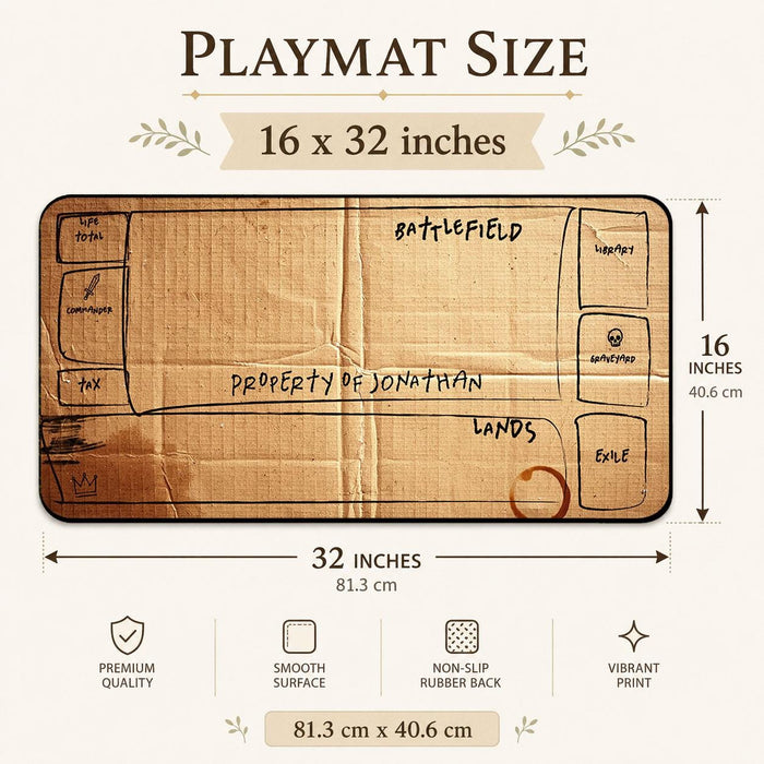 Custom TCG Playmat with Zones