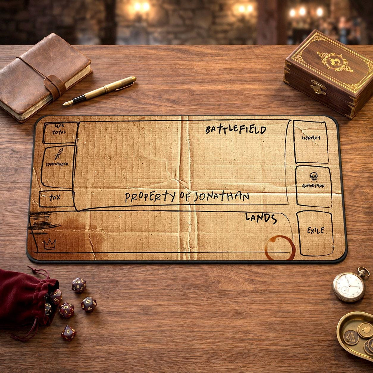 Custom TCG Playmat with Zones, photo 4