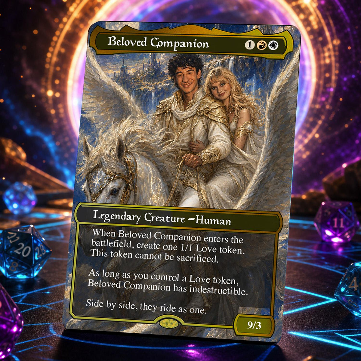 Personalized MTG-Style Couples Card, photo 5