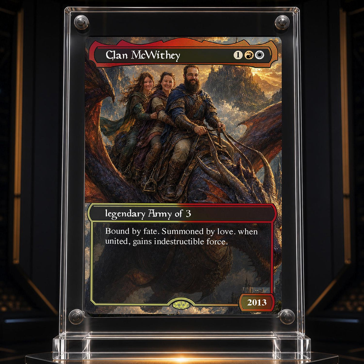Personalized MTG-Style Couples Card, photo 4