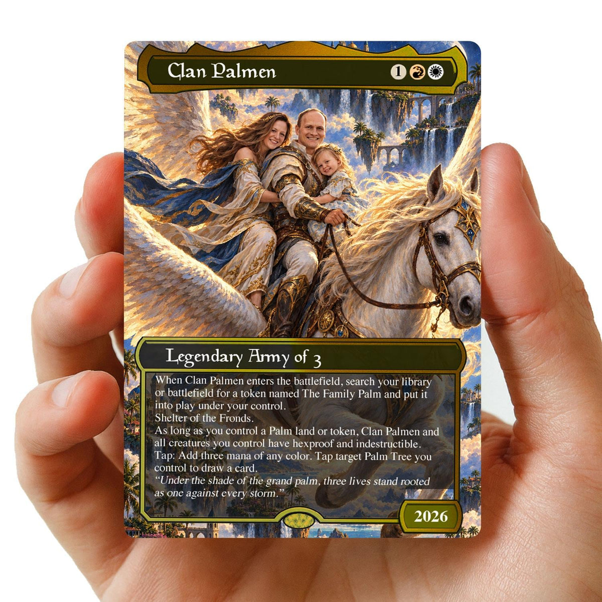 Personalized MTG-Style Couples Card, photo 2