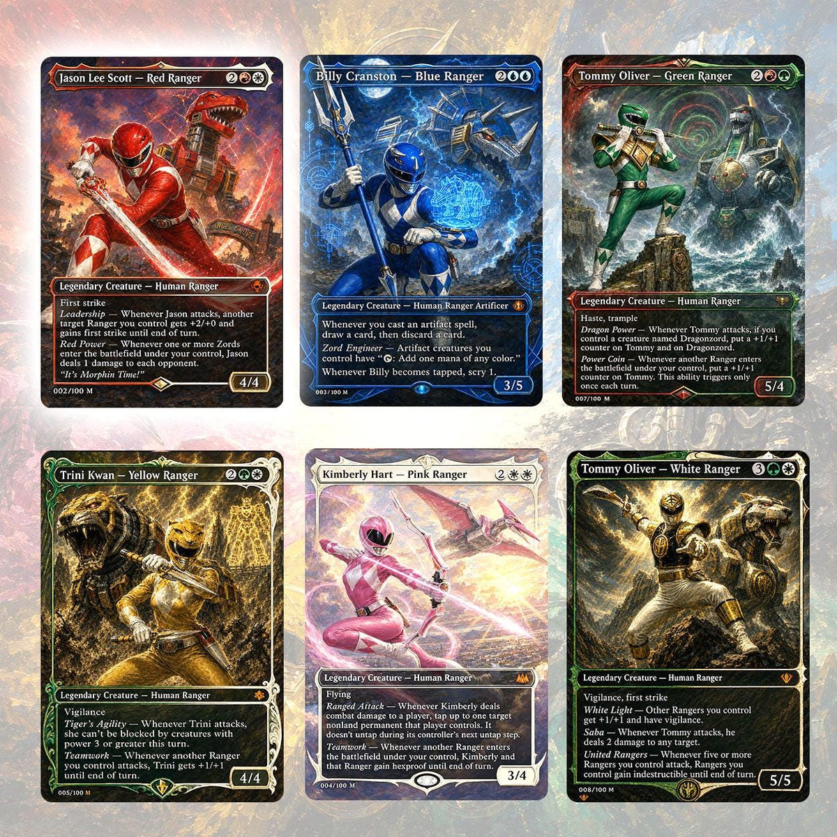 Power Rangers Custom Commander Deck (100-Card Proxy Set), photo 6