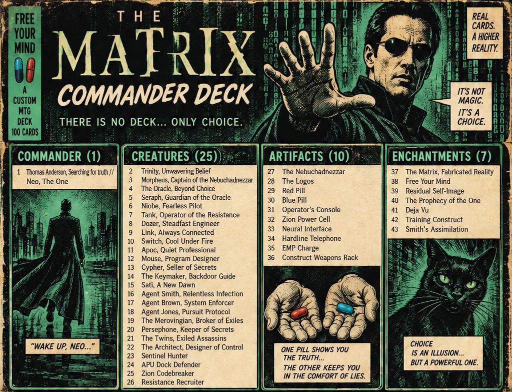 Matrix Custom Commander Deck (100-Card Proxy Set), photo 6