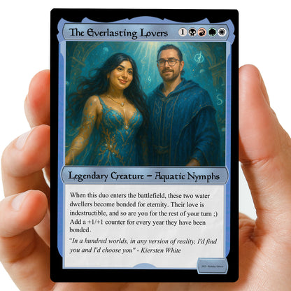 Couples MTG Hearts Metal card