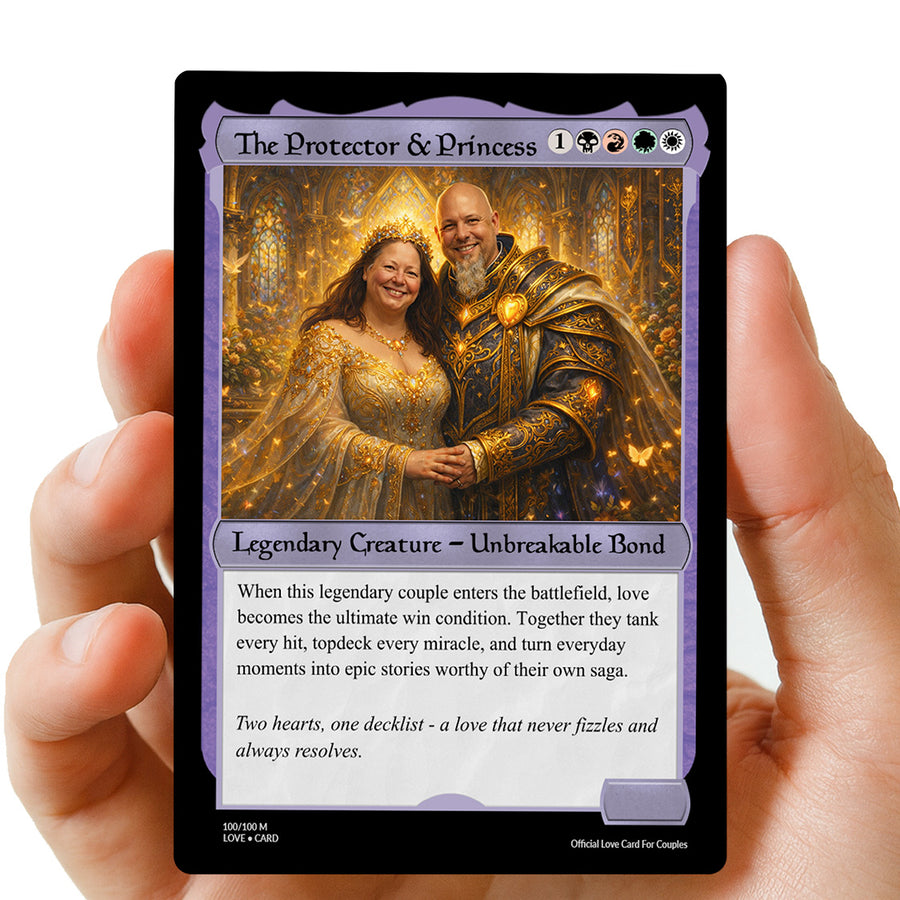 Couples MTG Hearts Metal card test 6