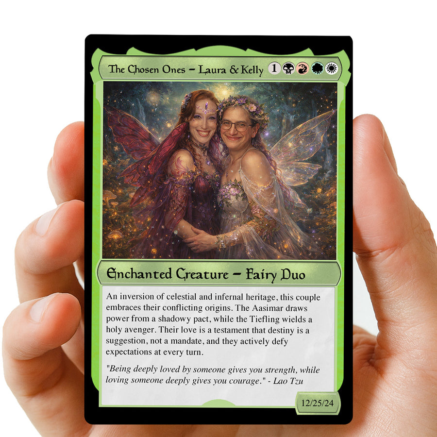 Couples MTG Hearts Metal card test 4