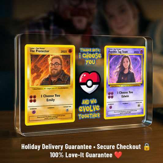 Poke Couples Acrylic Plaque