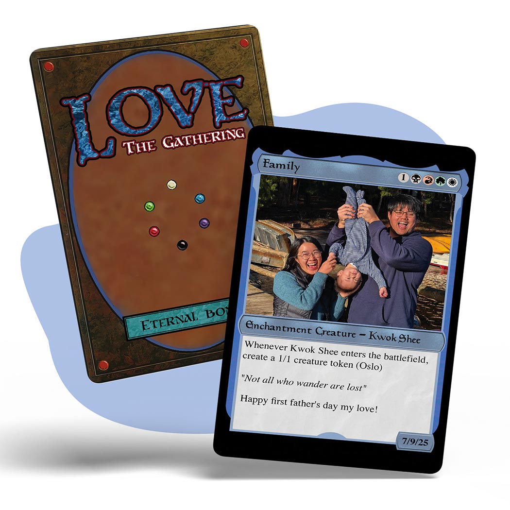 Couples Soulbonded Hearts Metal card